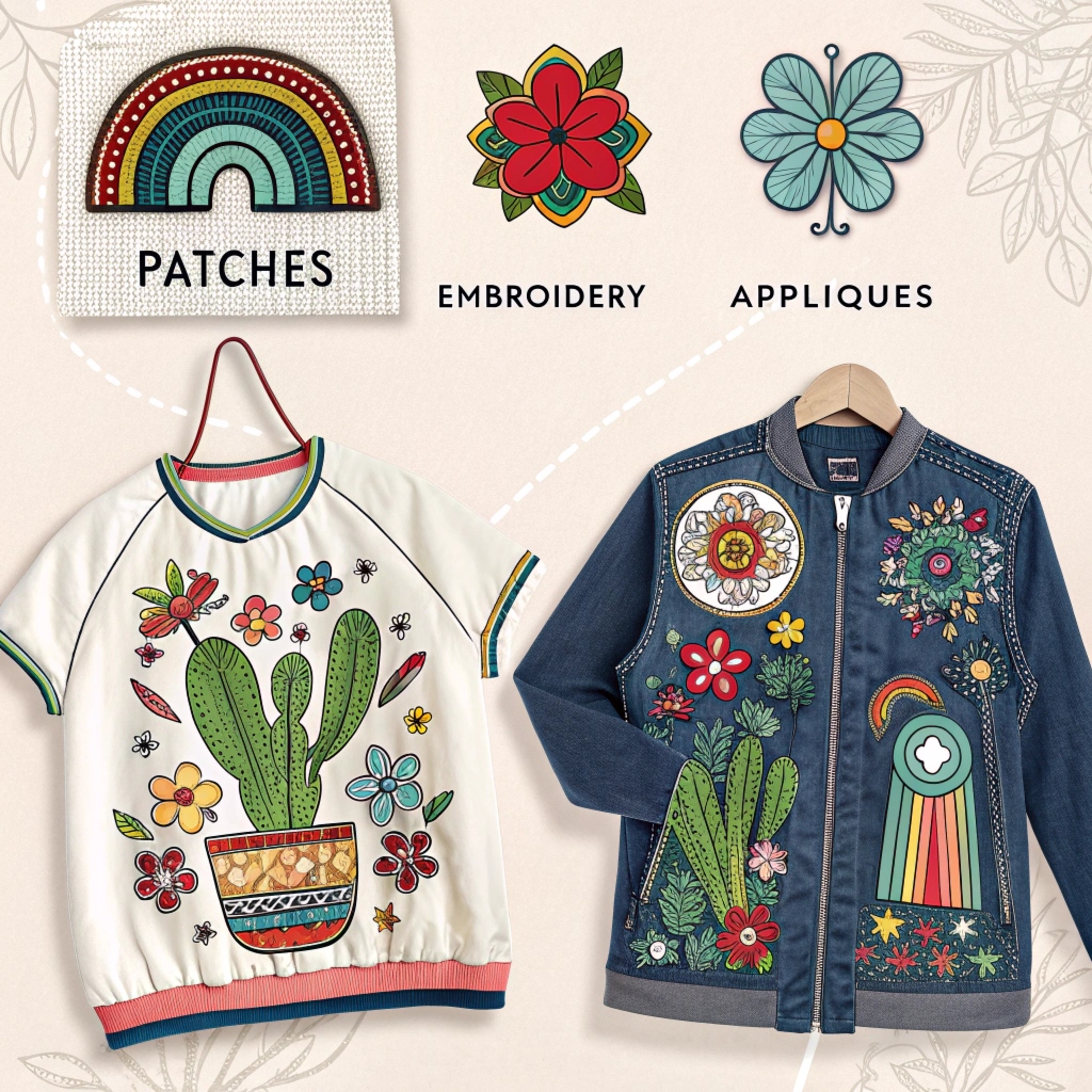 Expert craftsmanship in clothing decoration